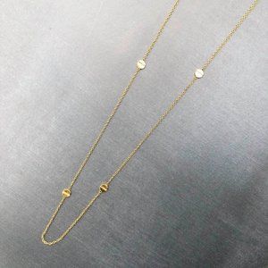 Gorjana Chaplin Gold Disc Chain Necklace